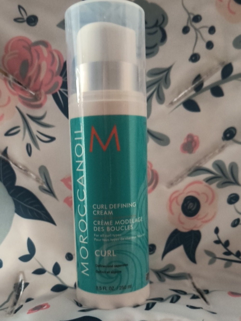 Moroccanoil Curl Defining Cream - Teal and White Bottle